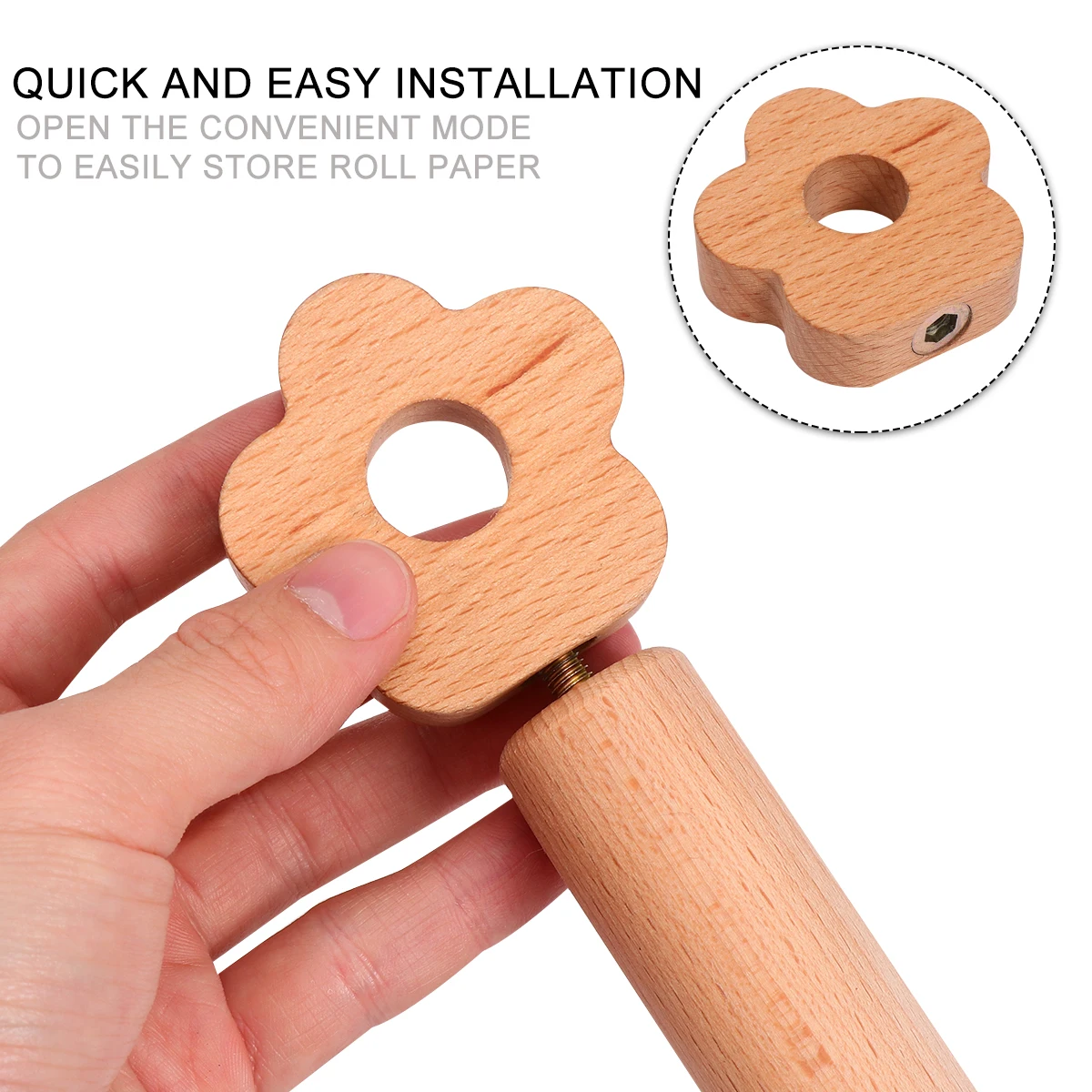 

Держатель для рулонов из цельного дерева, диспенсер для гостиничной бумаги, вертикальный деревянный бамбук в японском стиле, популярный