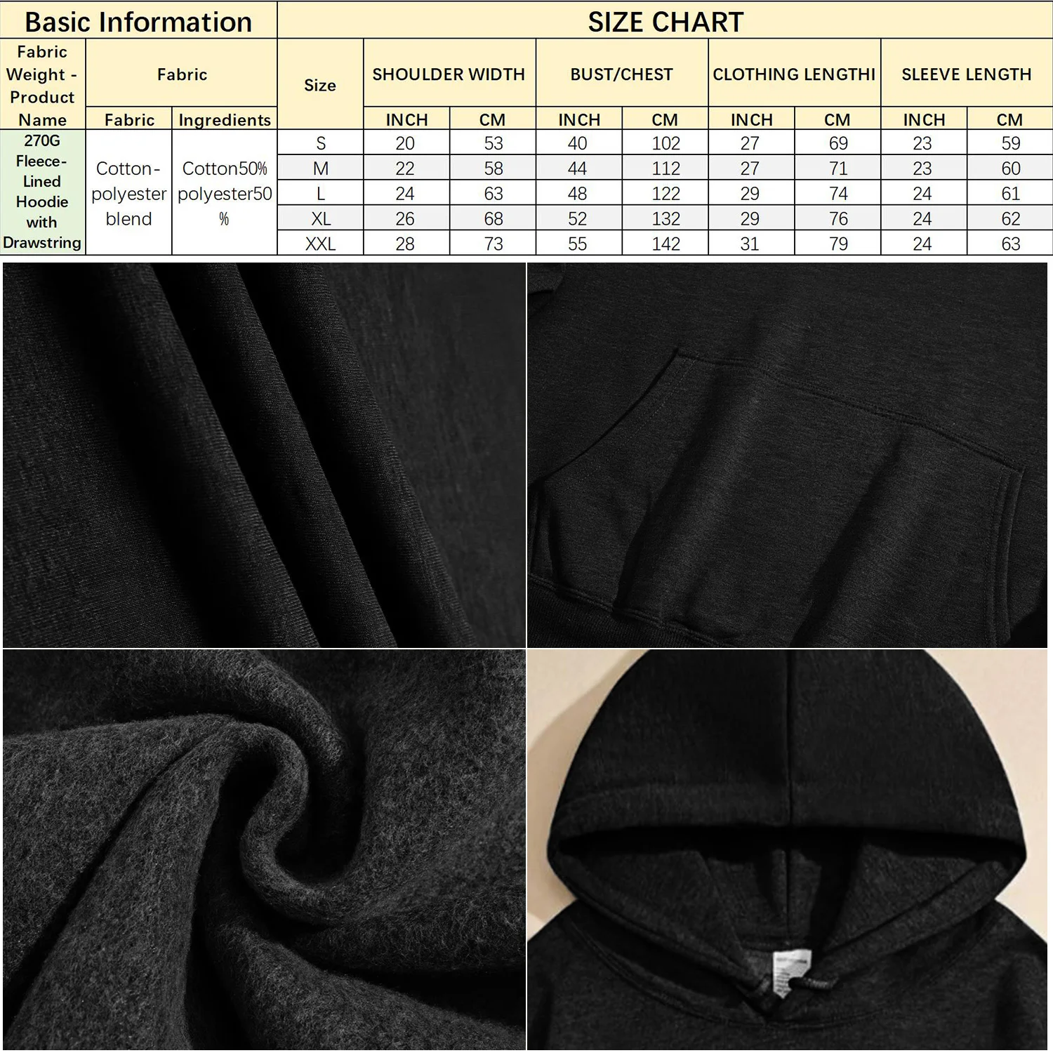 سترة بقلنسوة سوداء لطيفة للجنسين من رجل الثلج 270G، بلوفر صوف مريح لفصل الشتاء وعيد الميلاد وعطلة رأس السنة الجديدة