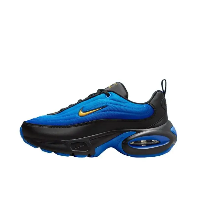 Nike AIR MAX PORTAL Non Slip, Wear Resistant, Casual Retro Comfortable, Low Cut Running Shoes for Women Dark Blue