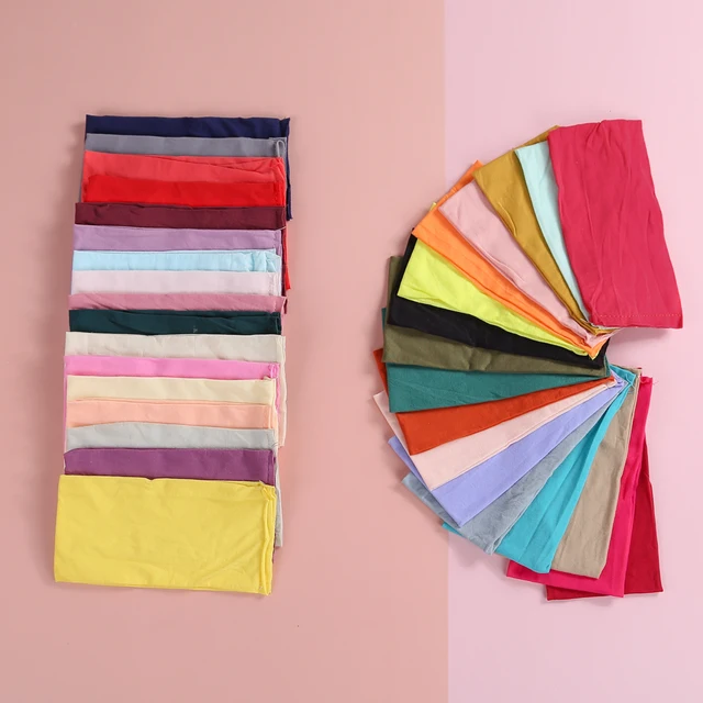4 szt. DIY solidna opaska na głowę dla noworodka dziewczynka Turban opaski elastyczne dla dziewczynek akcesoria akcesoria dla dzieci opaski do włosów
