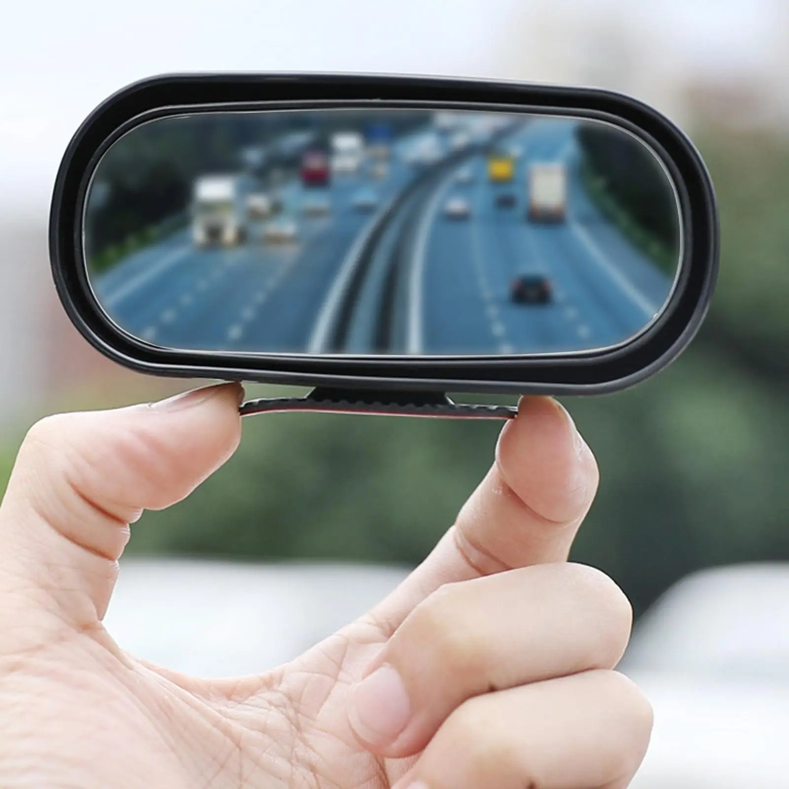 Adjustable Car Blind Spot Mirror HD Glass Wide Angle Convex Rear View Mirror 360 Degree Rotation Stick on for Car Truck SUV