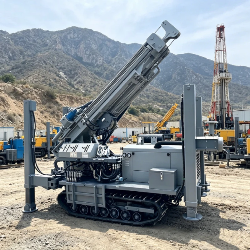 Customized Trailer Mounted Manufacturer Hydraulic Geotechnical Water Borehole Well Drilling Machine Rig Price