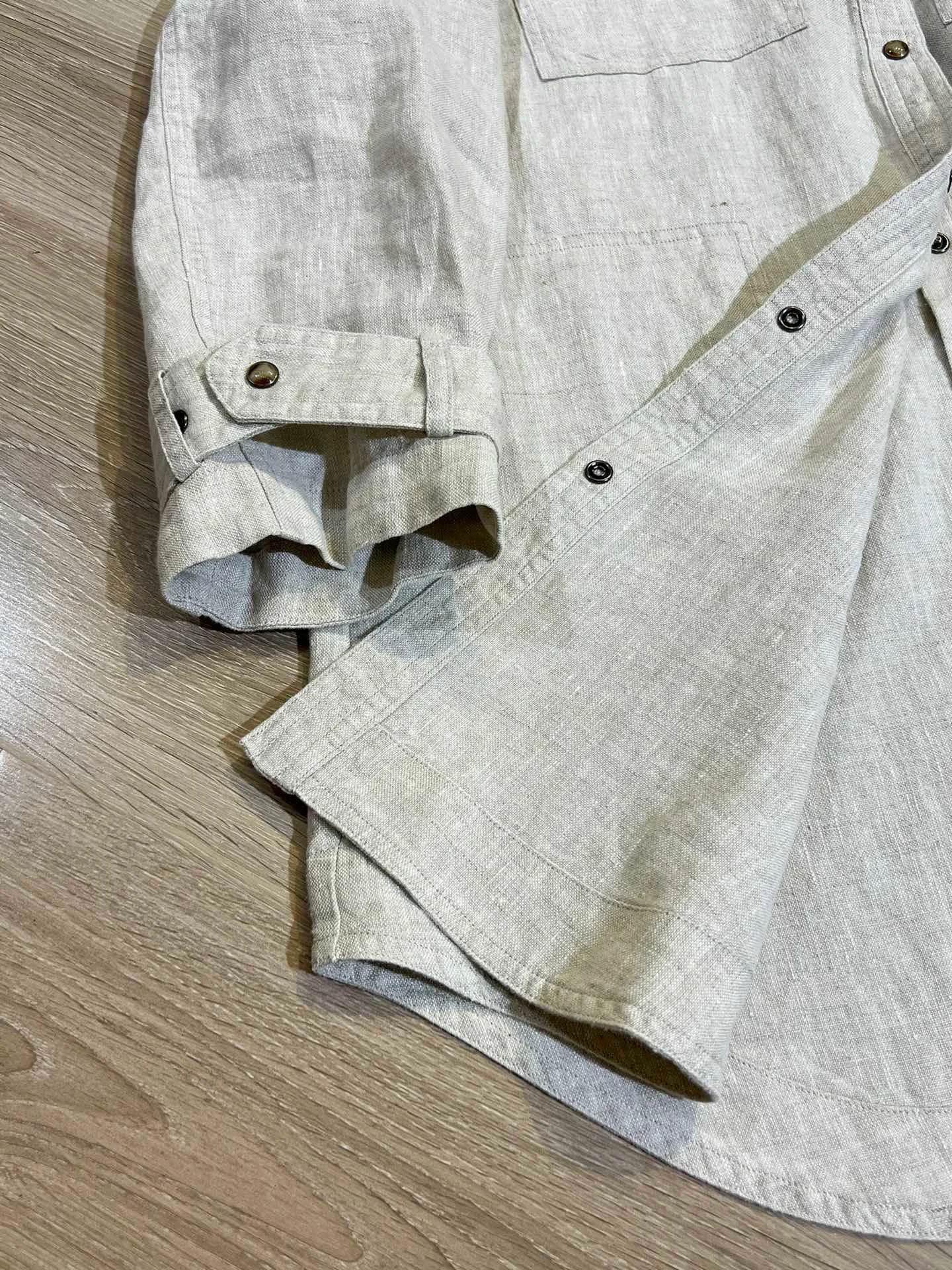 Linen Loose Fit Shirt, Casual Summer Shirt, High Quality