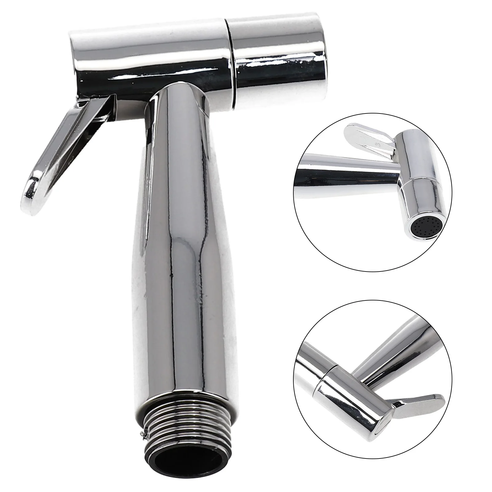 Portable Handheld Bidet, Easy to Use and Clean, G1/2 Connector, Gentle Spray for Personal Hygiene and Floor Cleaning