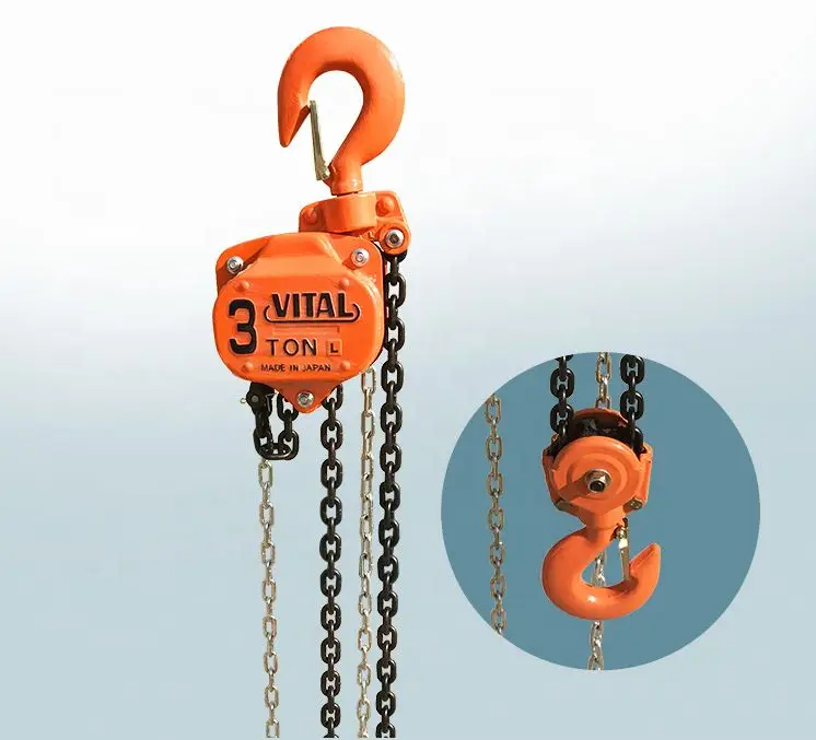 Chain Block Hoist VT Chain Block 3 Ton Vital Manual Chain Block