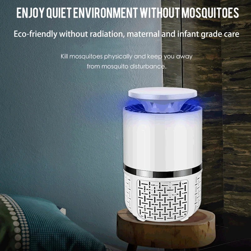 Novo Mosquito Killer Lamp LED Elétrica Mosquito Repelente Lâmpada Radiação Livre USB Mosquito Repelente Armadilha Para Estudo Do Quarto