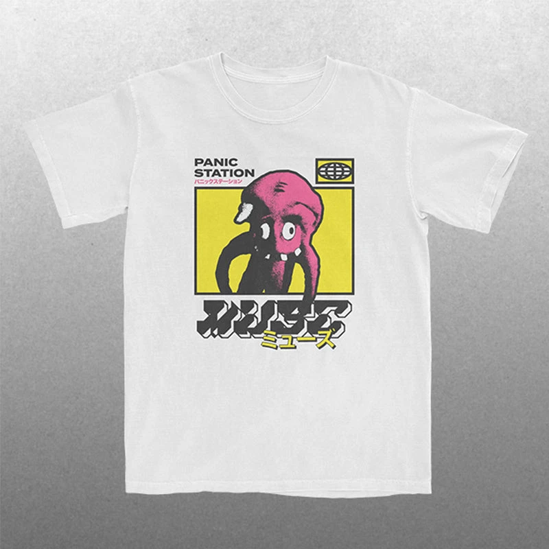Creature Lockup Muse Band T-Shirt Cotton Graphic Tee Men Women Summer Streetwear