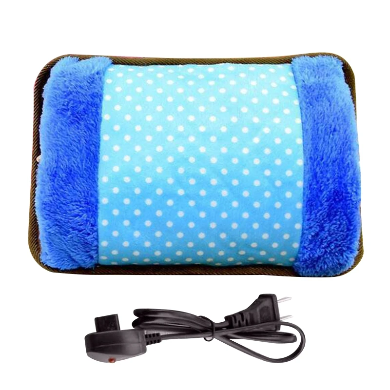 Winter Hand Warmers Electric Heat Water Bottle Hot-water Heater Bag Rechargeable Cute Dot Pattern Explosion-proof Heating Pad