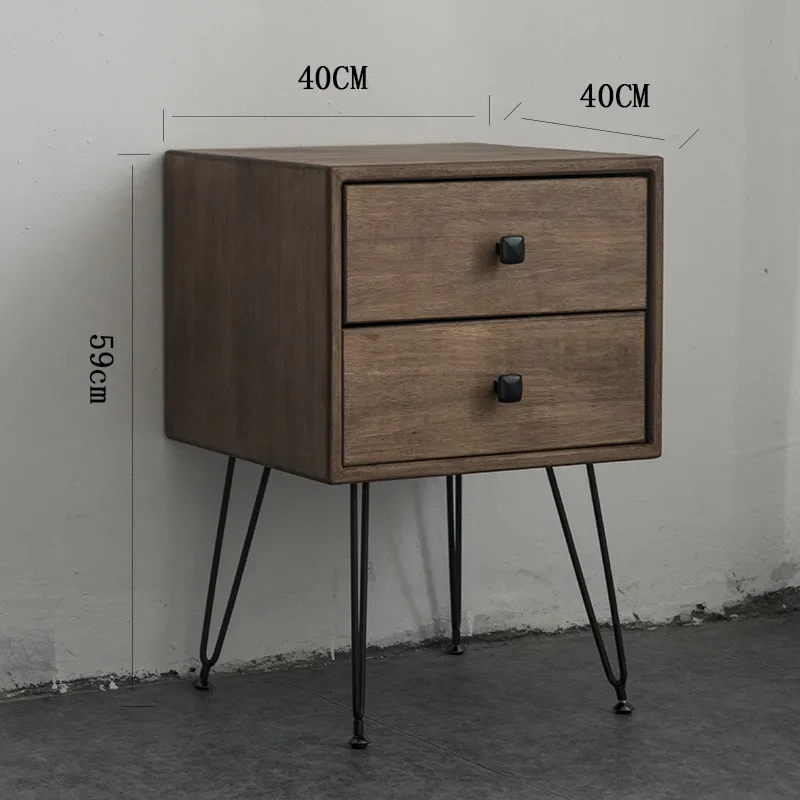 JOYLIVE Bedside Table Nordic Simple Modern Net Red INS Wind Bedroom Solid Wood Bedside Cabinet Locker Small Apartment New Hot