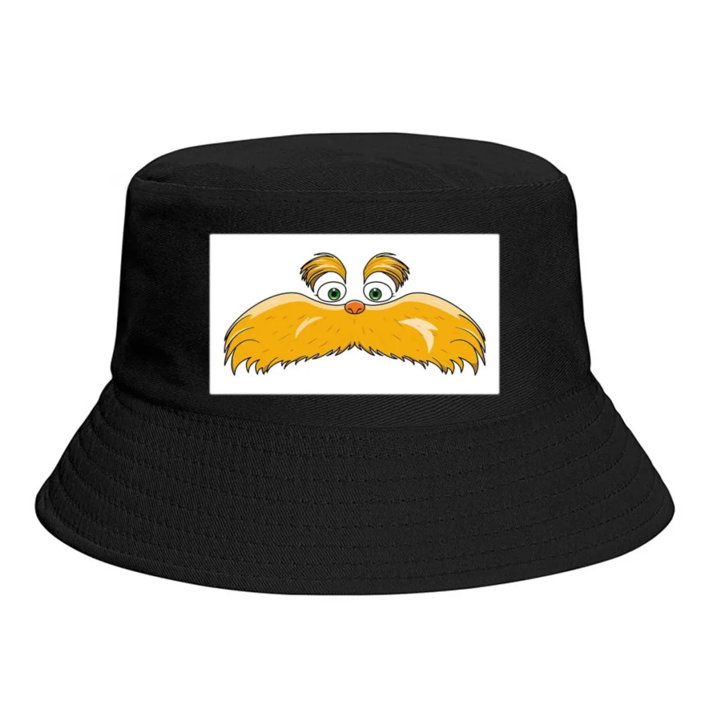 The Lorax UnisexPersonality Bucket Hats Fishermen Caps Outdoor Casual Cap Sunscreen Hat