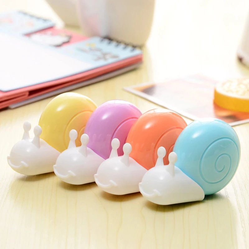 Creative Cartoon Cute Animal Snails Correction Tape Cute Little Animal Shapes Stationery Office School Supplies Kids Gift