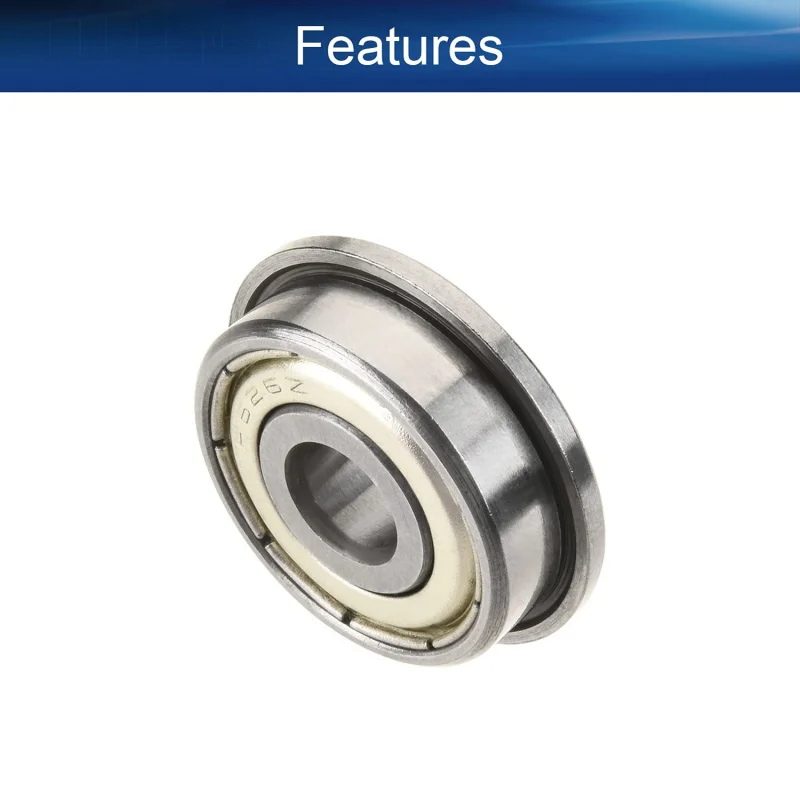 5 قطعة F626ZZ تحمل ، 6x19x6 مللي متر ذات حواف مصغرة كرة أخدود عميقة تحمل ، مزدوجة مختومة تحمل الصلب P0 للطابعة CNC/3D