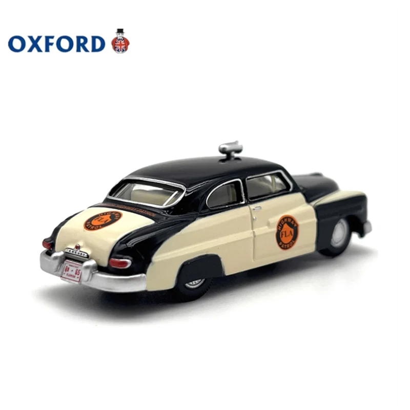 OXFORD Diecast 1:87 Scale Mercury Highway Patrol Alloy Retro Car Model Finished Product Simulation Toy Gift Static Model