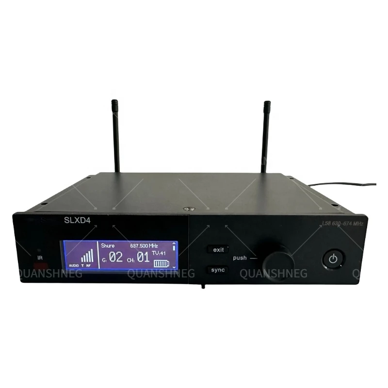 SLXD4 SLXD24 UHF Professional Wireless Microphone System Stage Performance Dynamic Condenser Mic