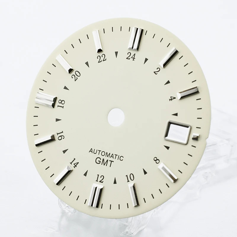 NH35 dial GS dial 31mm diameter GMT calendar sunray fit for NH35/36 movement watch modification accessories