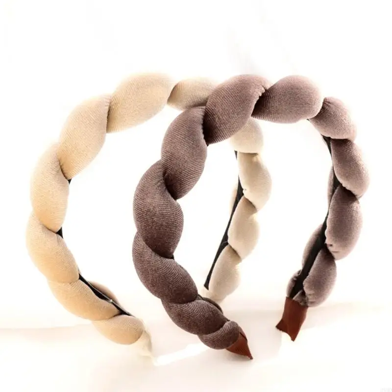 39bd Braid Headband Spa Sponge Headband Spa Headband Velvetheadband Yogasweatband