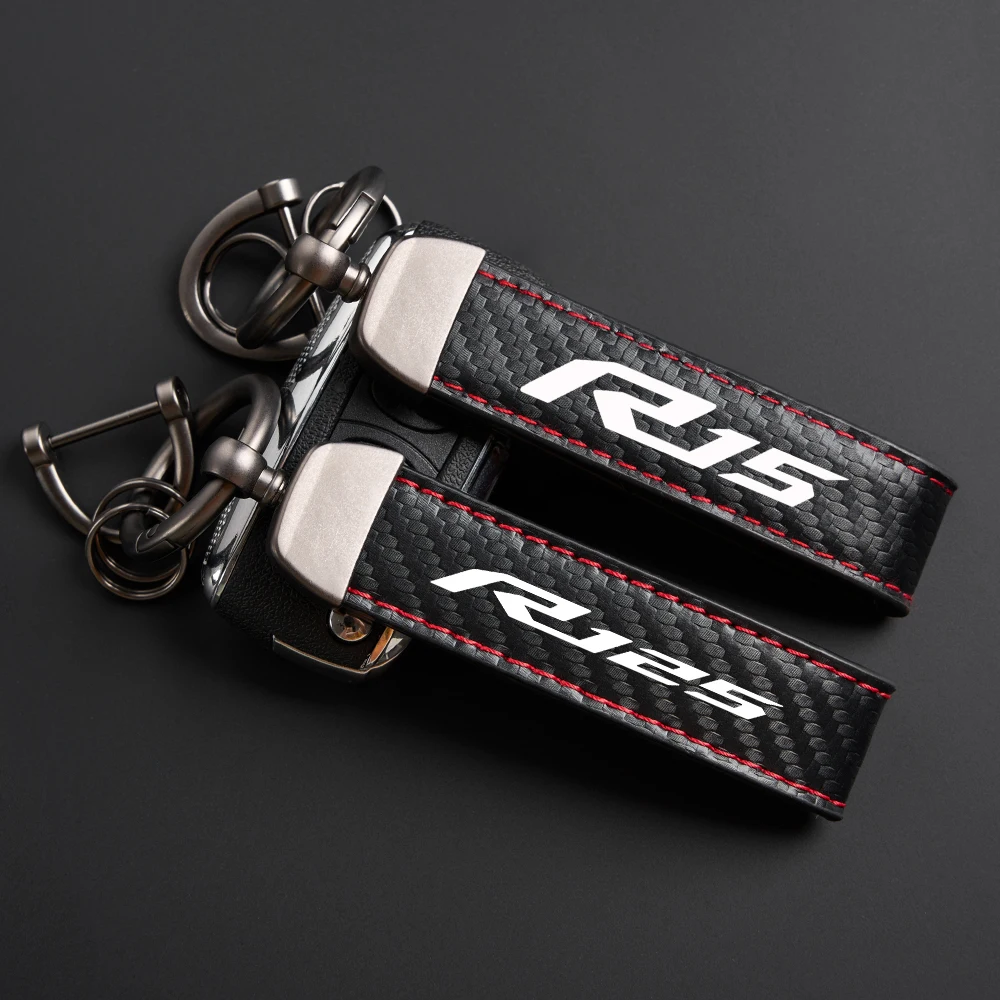 Брелок для мотоцикла, высококачественный кожаный брелок для Yamaha YZF-R7 YZF-R3 YZF-R6 YZF-R15 YZF-R25 YZF R7 R1 R1M R3 R6 R15 R25 R125