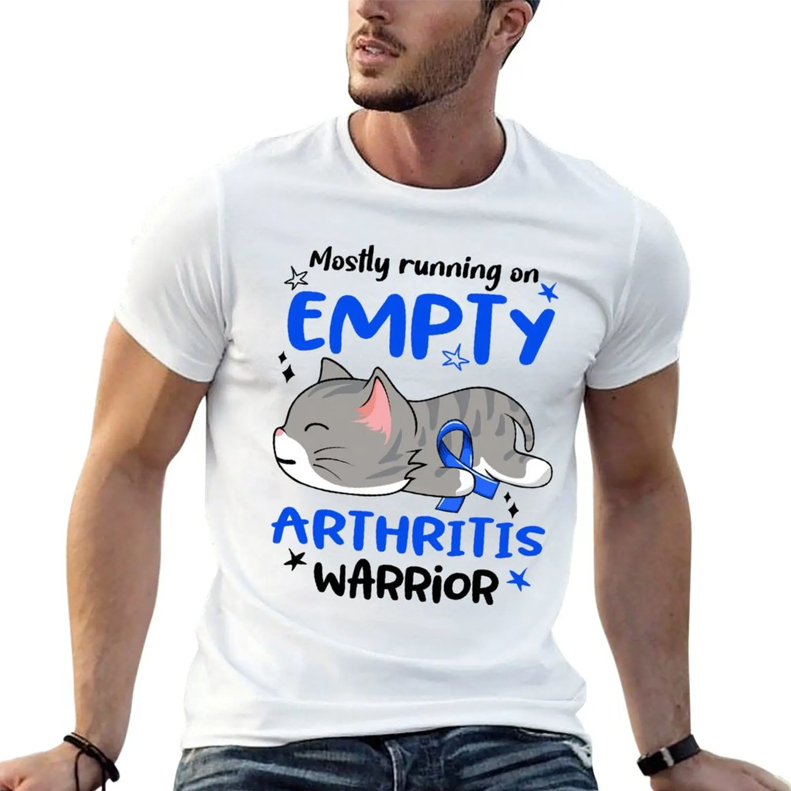 

Mostly shirts shirt t man man Arthritis men Running Arthritis t Warrior Awareness, on summer T-Shirt for
