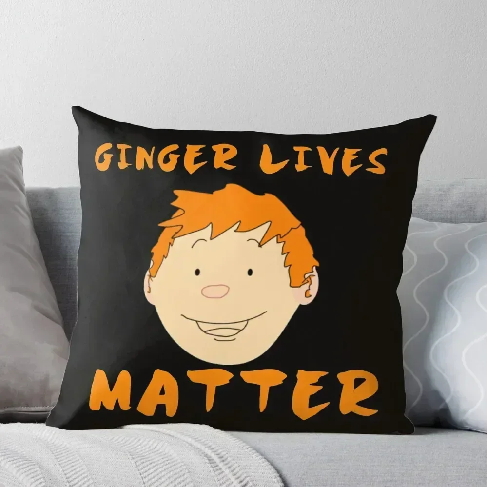 

Ginger Lives Matter, Ginger And Proud Throw Pillow Decorative pillow case Sitting Cushion Christmas Pillow Cases