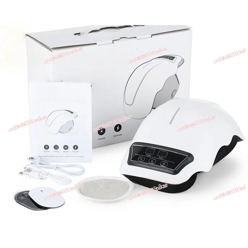 

Wireless Rechargeable Knee Massager - Home Use Heated Knee Wrap with Vibration & Red Light Therapy