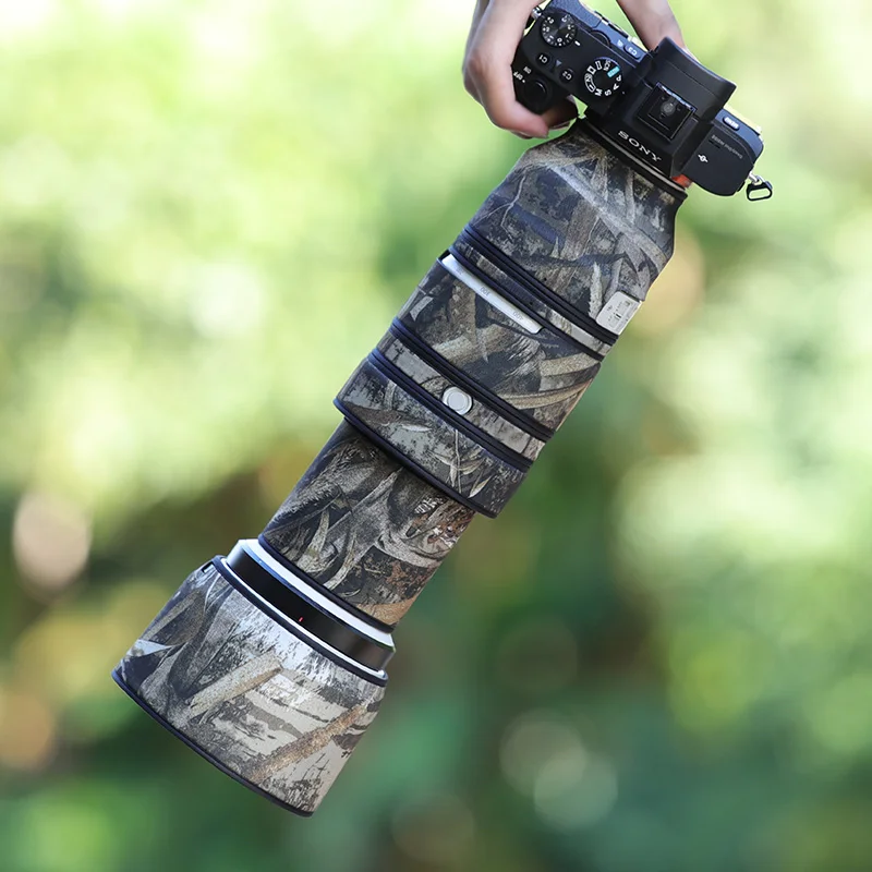 CHASING BIRDS camouflage lens coat for SONY 100 400 GM waterproof and rainproof lens protective cover sony 100-400mm lens cover