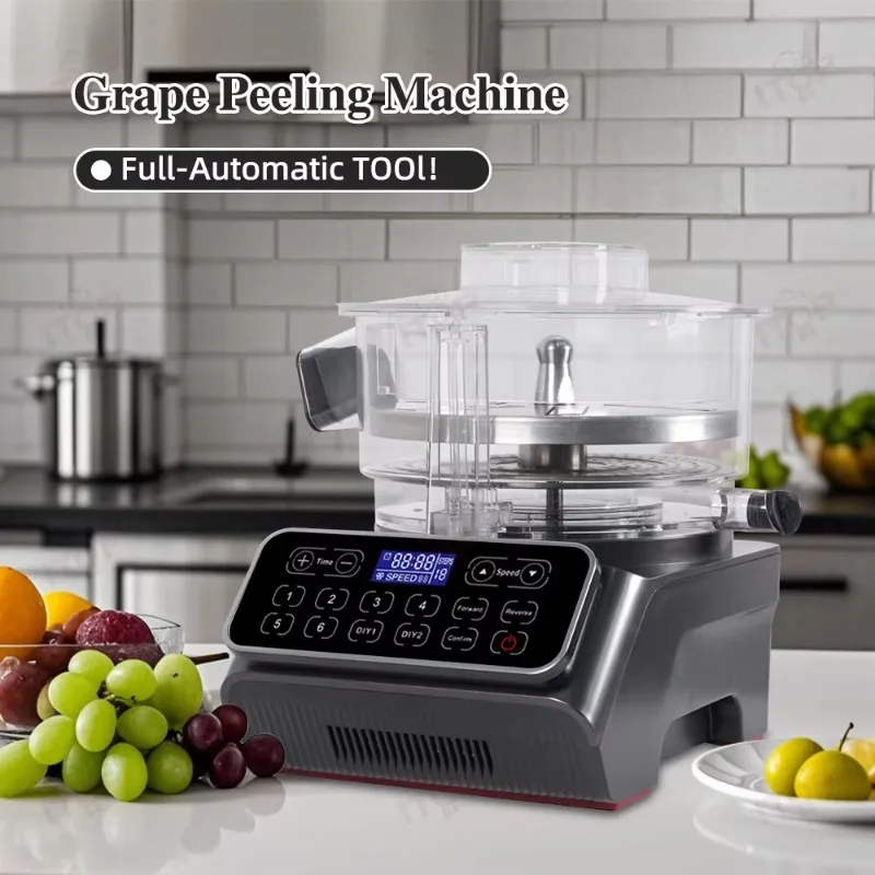 High-efficiency tomato, grape and other fruit and vegetable peeling machine Small peeling machine