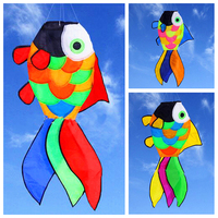 free shipping large fish windsocks kite tails ripstop nylon fabric eagle kite flying parachute professional kite adult weifang