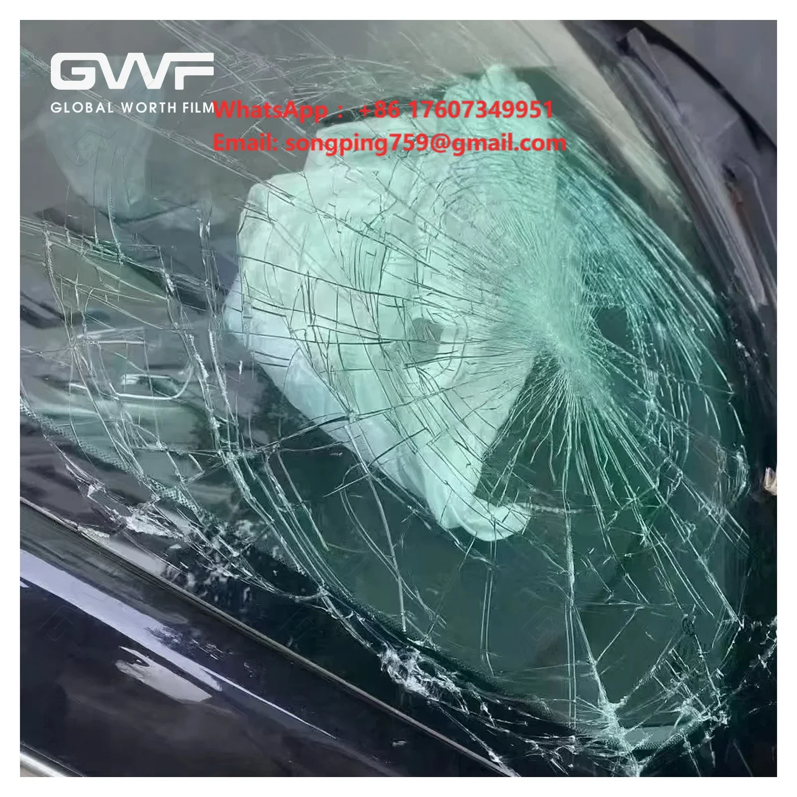 OEM Supply Explosion Proof Car Invisible Multi-Layer EPU Self Healing Anti Scratch Front Windshield Protection Film 99% UV 90%