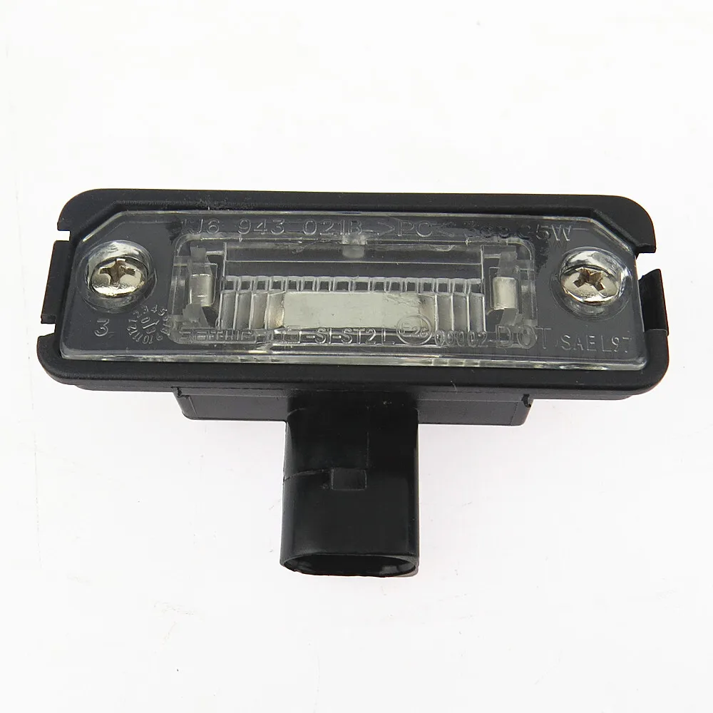 SCJYRXS 12V Halogen License Plate Lights for Golf 4 New Beetle Cabrio Polo 9N Lupo Phaeton 1J6943021B 3D0 943 021A 6QD943021A