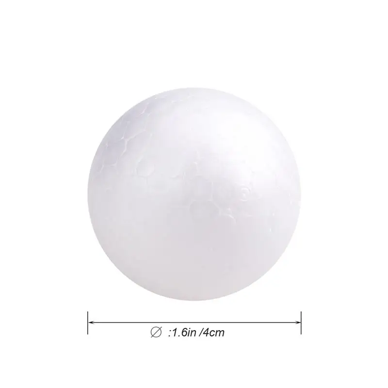 10pcs 4/6/7/8/10cm Modelling Polystyrene Large Smooth Foam Polystyrenetsss White Craft White Polystyrene Spheress Foam Ball