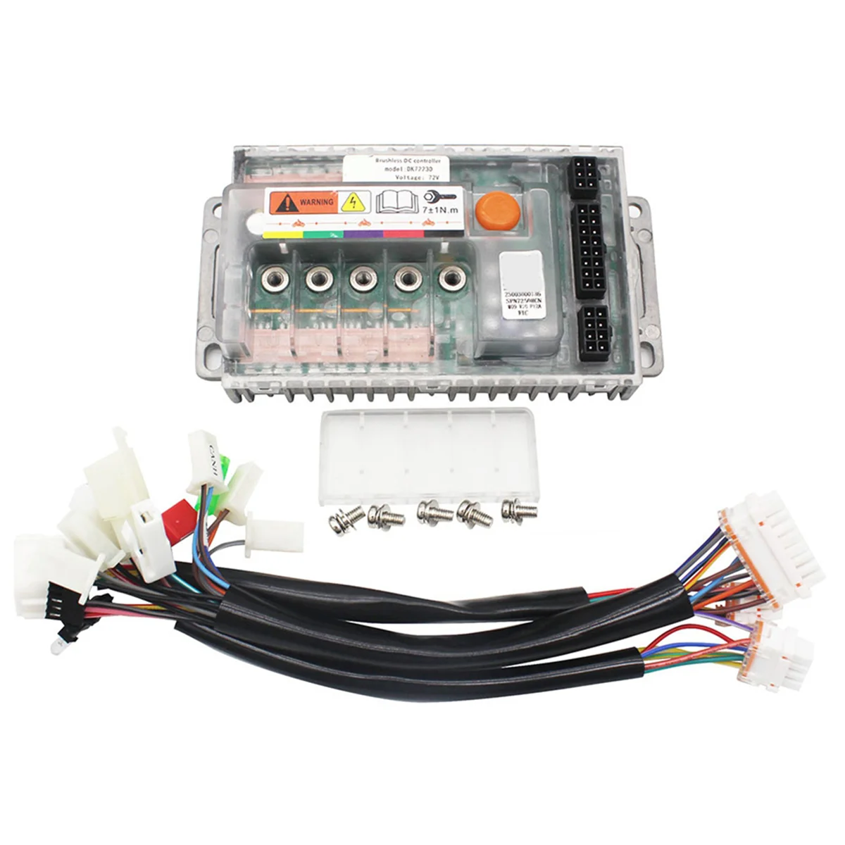 

New 72V Electric Bike Brushless DC Motor Controller 65A 1800W High Power Programmable Brushless Motor Controller