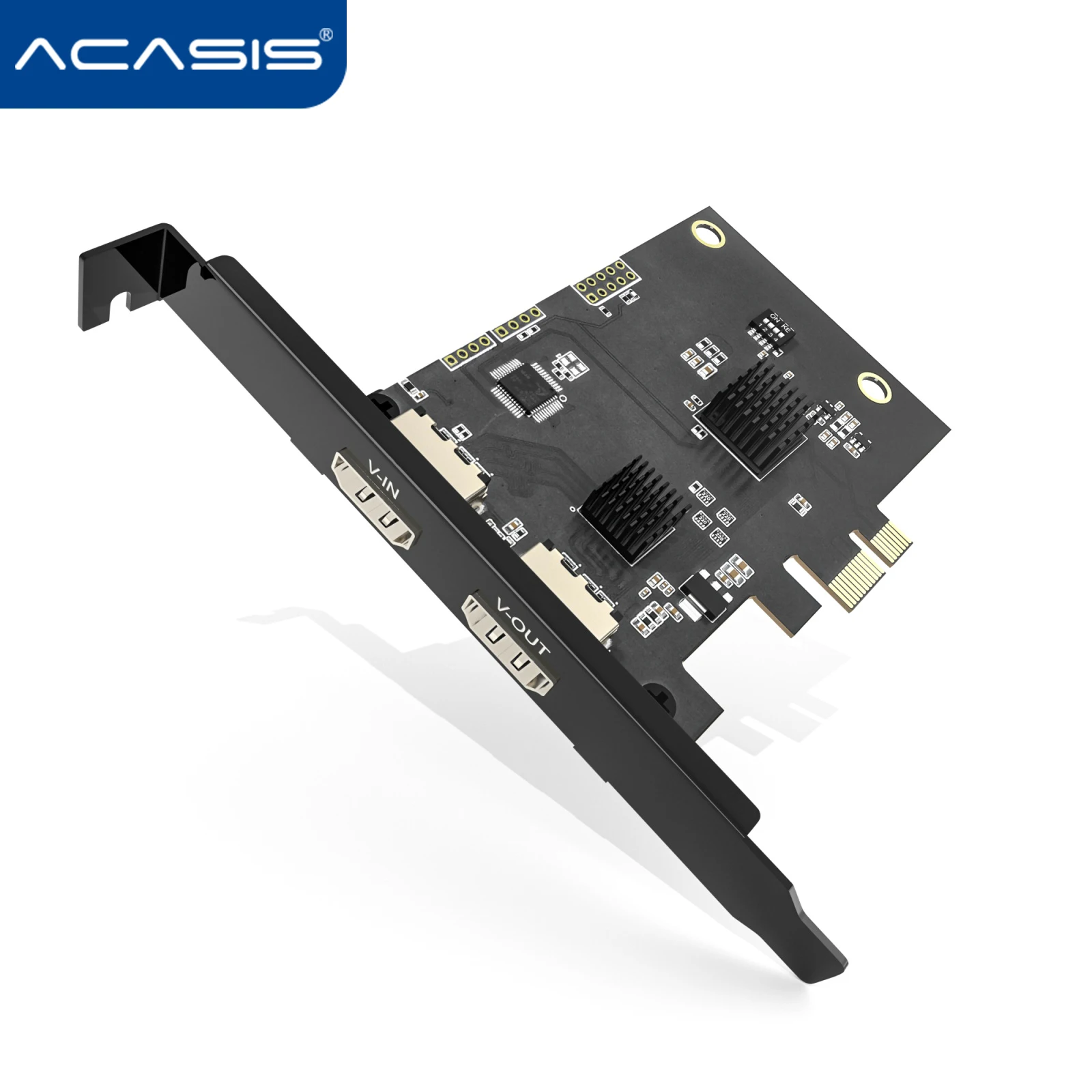 Acasis High Quality PCI-e interface HD Video Capture Card with 4k60 passthrough&1080P60 output for computer