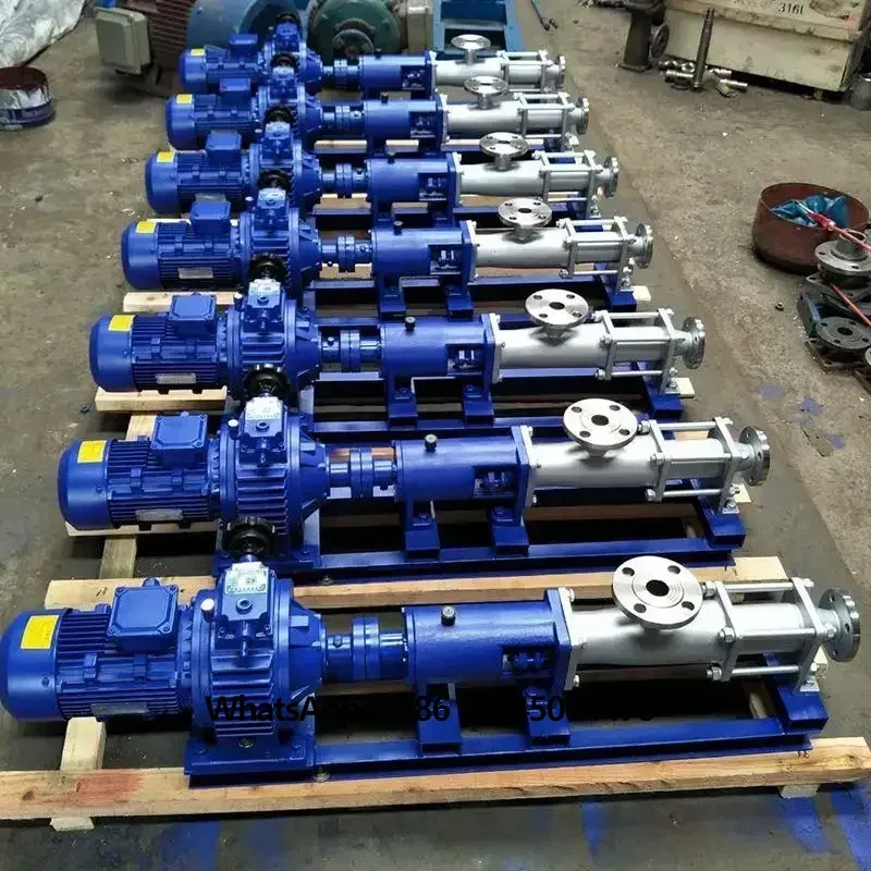 

3kw high pressure cutting stainless steel 304/316 hooper mono screw pump
