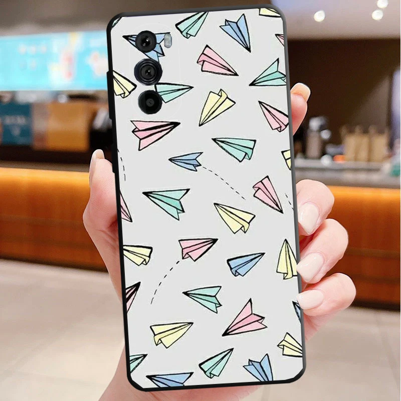

Phone Case For Motorola Edge 50 40 Pro 60 50 40 30 Ultra Neo Fusion Moto G85 G72 G53 G54 G84 G13 G32 Travel world map Plane