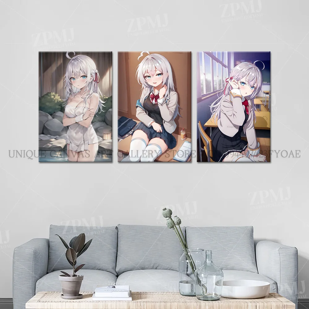 Anime Alya Sometimes Hides Her Feelings in Russian Print Canvas Wall Art Painting Pictures Home Decoration Poster Room No Frame
