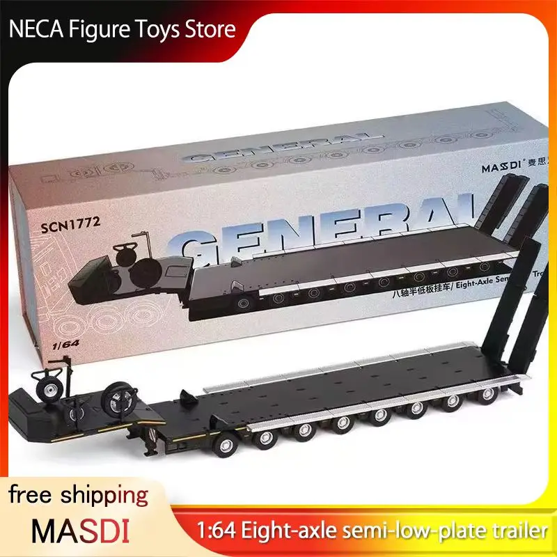 

Masdi 1:64 Scale Scania R650 Alloy Truck Head Model Diecast Construction Vehicle Collectible Semi Truck Toy for Display Or Gift