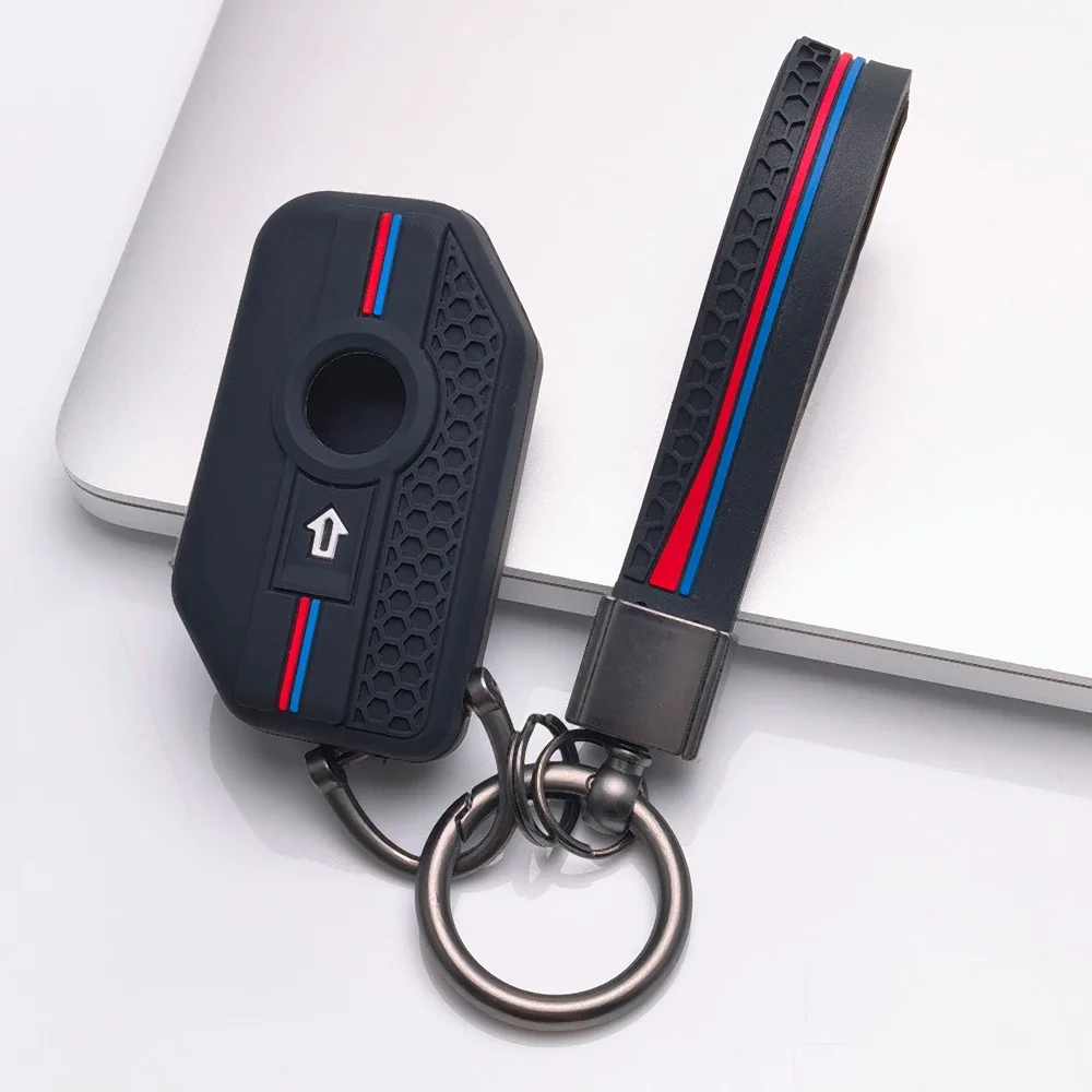 Silicone Key Case Skin Cover for BMW R1250GS R1200GS C400gt F750GS F850GS K1600B K1600GT R1200RS R1200RT F900R F900XR Motorcycle