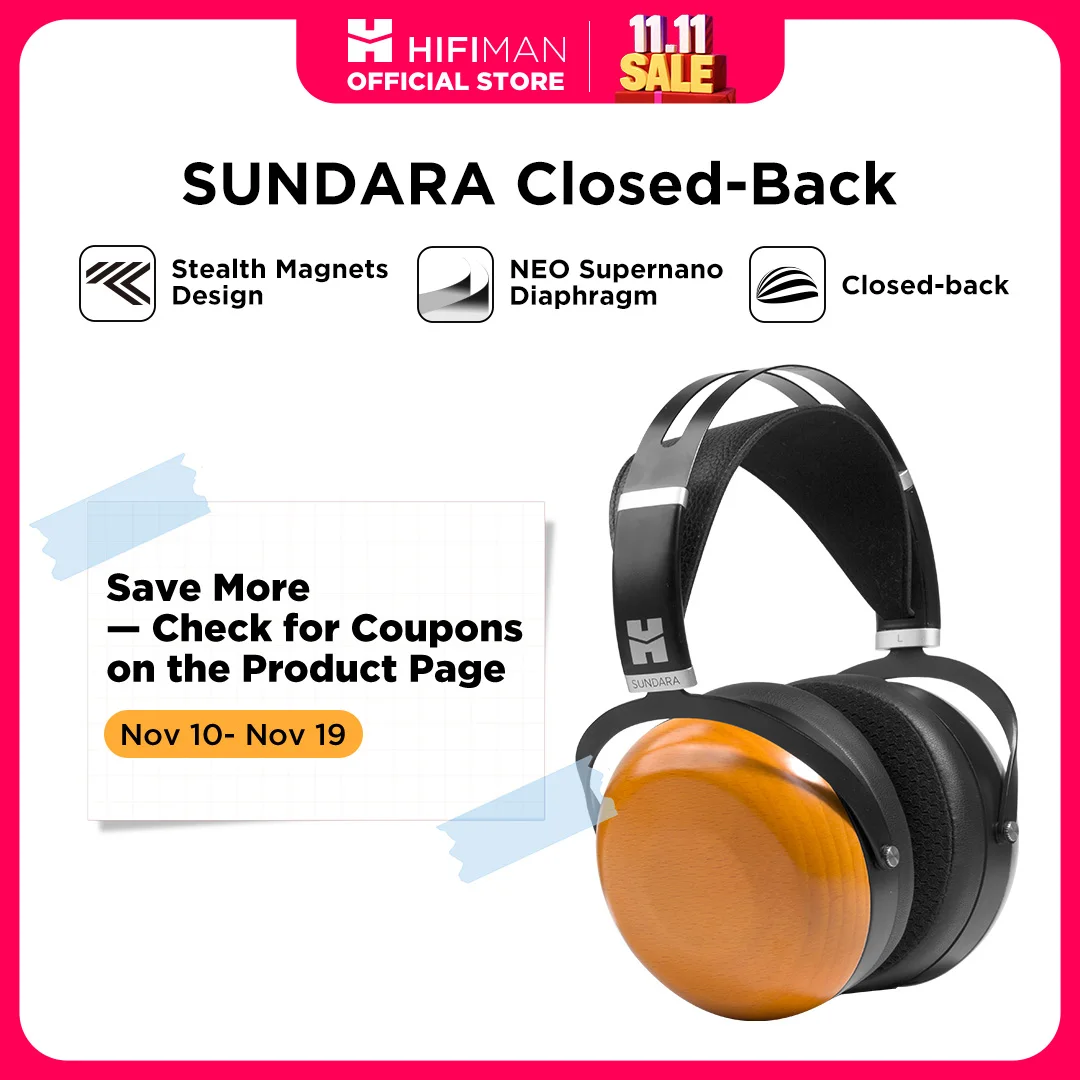 HIFIMAN SUNDARA Closed-Back Over-Ear