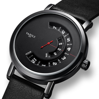 UTHAI CQ57 Men's Quartz Watch, Watch Leather Strap, Sports, Business, Leisure, Waterproof Top Brand, Simple Men's Watch