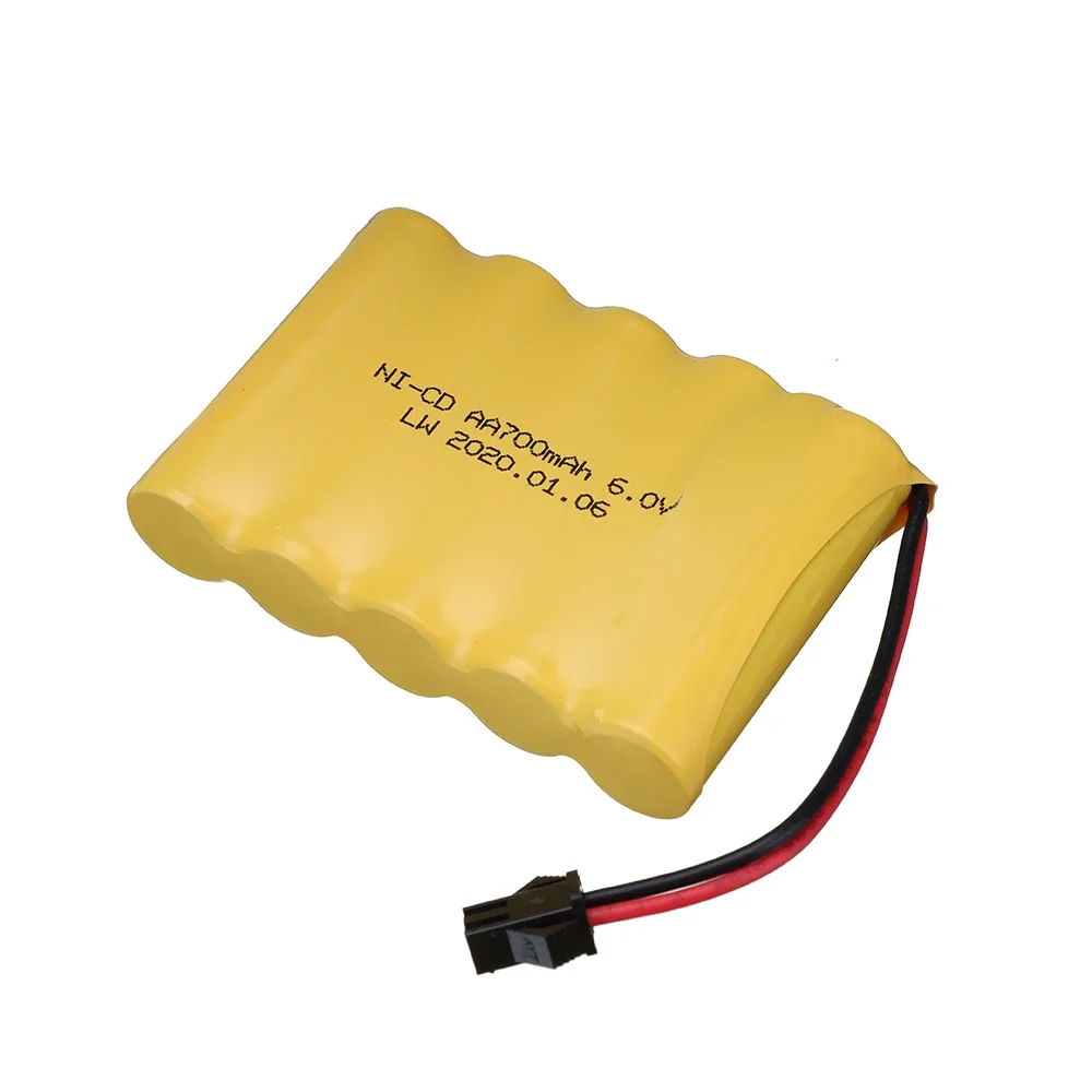 6V 700mAh Ni-CD Battery SM-2P With 6V USB charging cable Rechargeable AA Battery Pack for Remote Control Toy Car 6 V Ni-CD