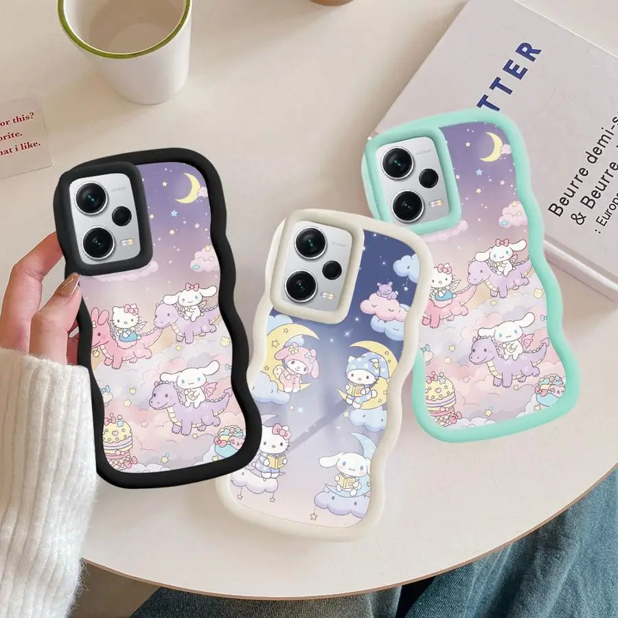 حافظة لهاتف Xiaomi Redmi A1 + A2 Plus 10A A5 10C 9T 12C 14C 9C A3 13C غطاء هاتف ناعم مرحبا كيتي سانريو