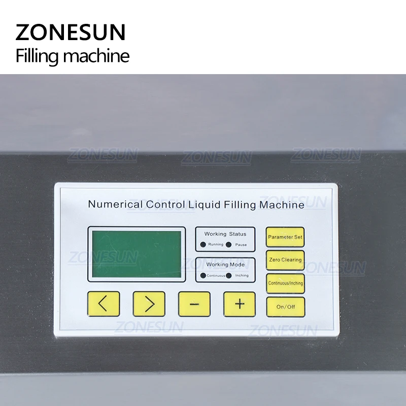 ZONESUN ZS-GP261W Semi Automatic Edible Oil Hydraulic Engine Oil Weighing Filling Machine Gear Pump Plastic Bottle Vial Filler