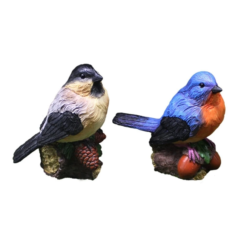 

Artistic Resin Bird Collectible Bird Statue Showcasing Taste Tabletop Bookshelves Display Ornament