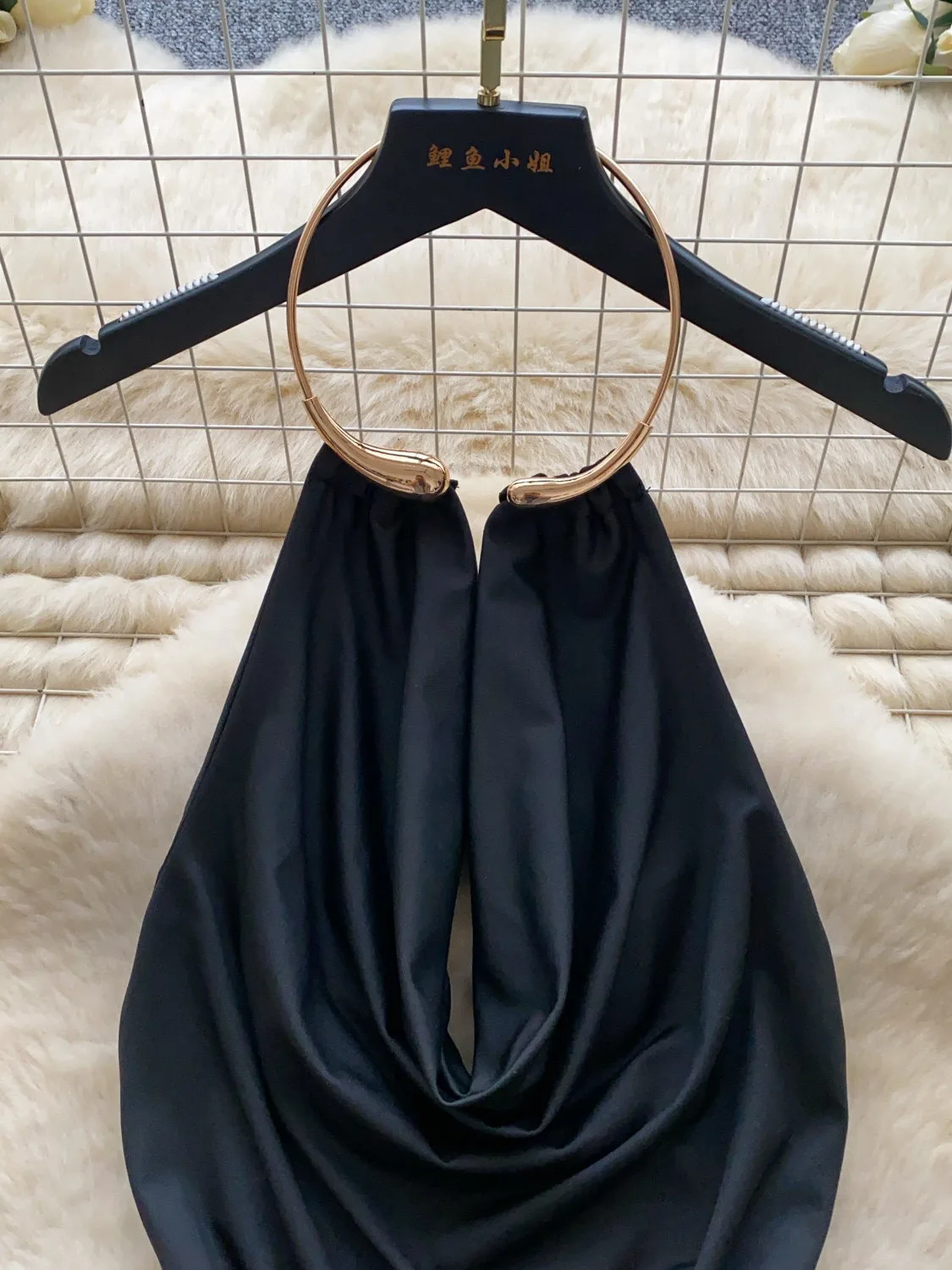 Sexy And Spicy Girl Style Neck Hanging Style, Slimming Camisole Vest, Women'S Backless Waist Cinched Top