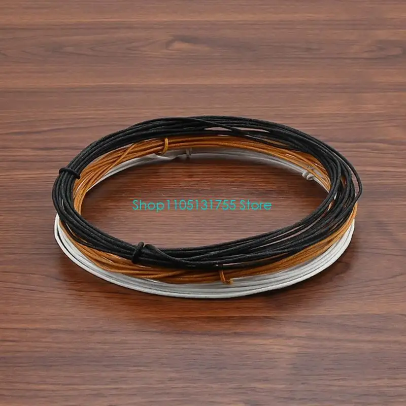K0EF Cloth-covered Pre-tinned Stranded Pushback 22awg Guitar Wire Instrument Cable