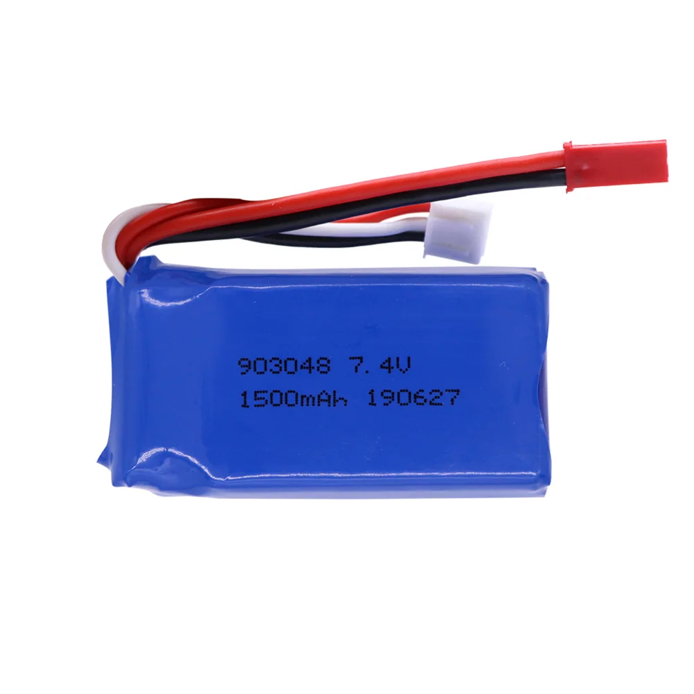 7.4V 1500mah LiPo Battery 903480 with Charger For Wltoys V353 A949 A959 A969 A979 k929 Drone Battery For RC Cars Helicopter Boat