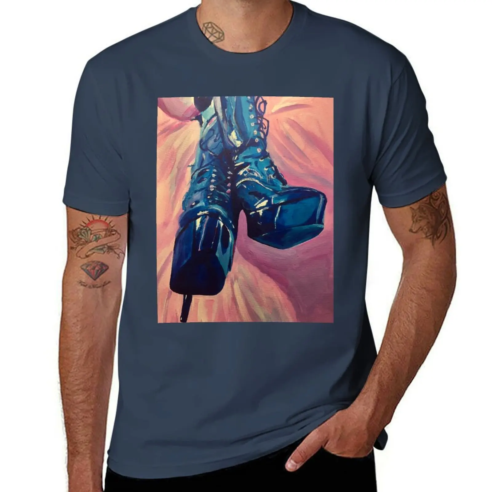 Saturn’s boots T-Shirt Basic All Season Solid T-Shirt