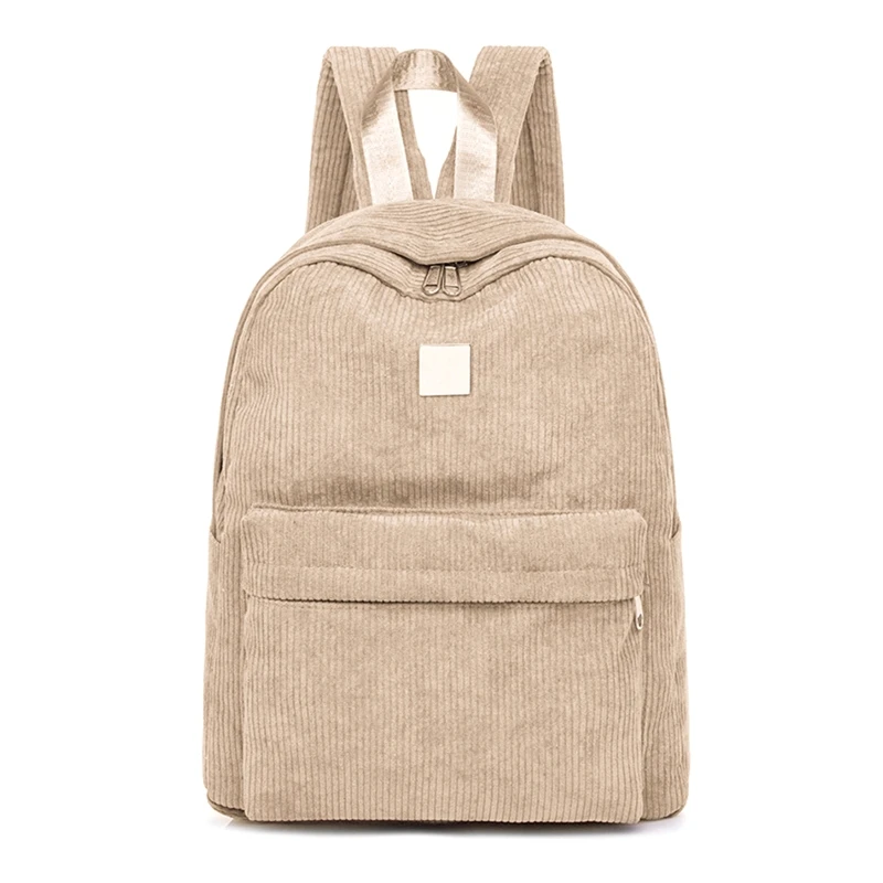 ผู้หญิง Casual Corduroy กระเป๋าเป้สะพายหลังเด็กอ่อนกระเป๋าเดินทางวิทยาลัย Daypack หญิงหญิง Rucksack กระเป๋าถือกระเป๋ามินิ