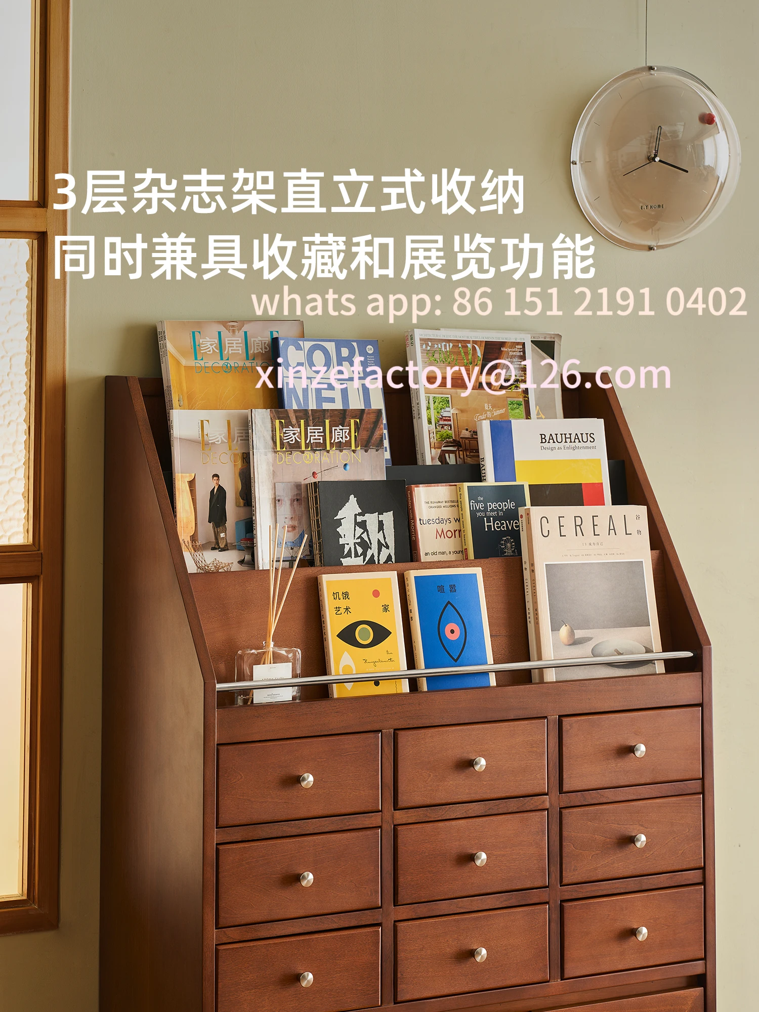 

Retro solid wood medieval decorative cabinet