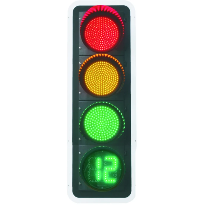 Hot Sale 100mm 200mm 300mm 400mm Full Ball LED Traffic Light Countdown Timer For Road Safety Warning Lights